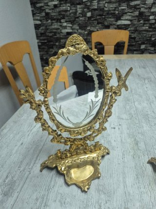 Coppia di Specchi Vintage Bronzo
