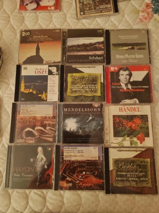12 CDs Música Clásica: Haydn, Schubert, Liszt y má