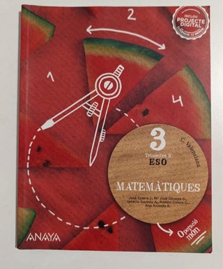 Matemáticas 3 ESO