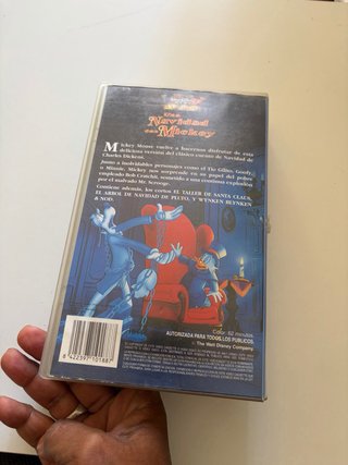 VHS Disney Mini Clásicos: Una Navidad con Mickey