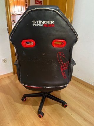 Silla Gamer Stinger Negra y Roja