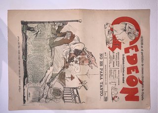 Revista satírica antigua 1899