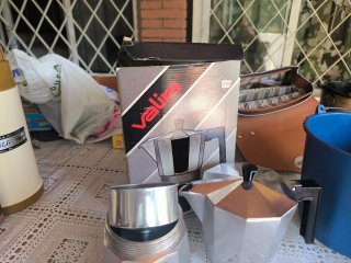 Cafetera Valera tipo oroley 12 tazas