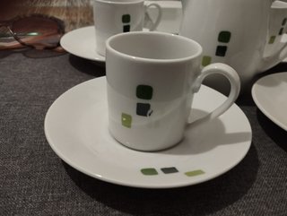 Juego de café de porcelana