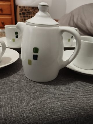 Juego de café de porcelana