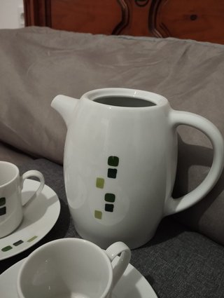 Juego de café de porcelana