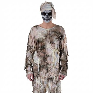 Costume di Mummia Zombie Taglia XL per Halloween