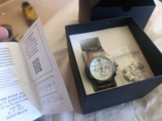 Reloj Candino Cronógrafo Acero