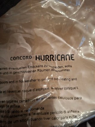 Protector lluvia Concord Hurricane