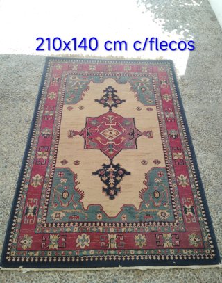 Alfombra de lana 210x140 cm