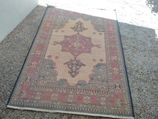 Alfombra de lana 210x140 cm