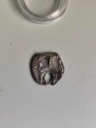 Denario plata República romana forrado