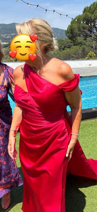 Vestido Pronovias Rojo Fiesta
