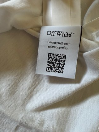 T-shirt Off-White bianca taglia L