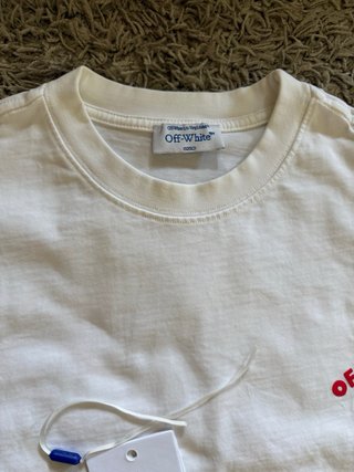 T-shirt Off-White bianca taglia L