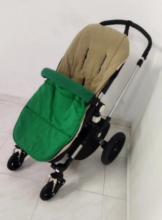 Saco polar Bugaboo verde.con beige