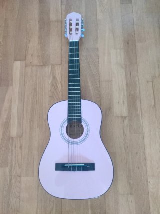 Guitarra infantil Rocio rosa
