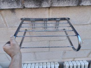 Perchero/Toallero acero inoxidable con Ganchos