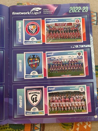 Álbum Panini Liga F 2022/23 Completo