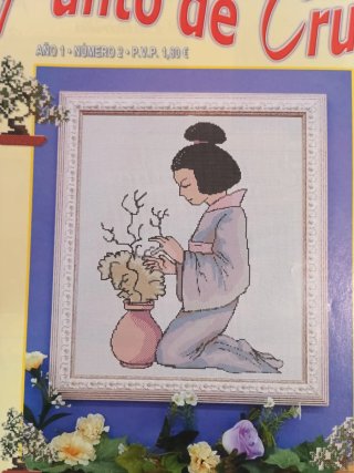 Cuadernos de punto de cruz variados
