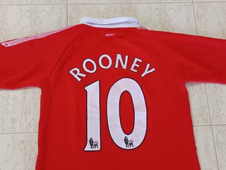 Camiseta Manchester United Rooney 10. Talla S
