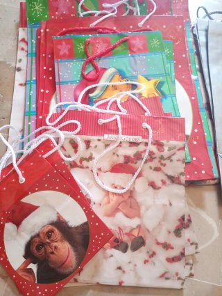 Set 20 buste regalo Natale Anne Geddes