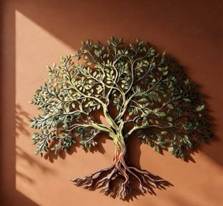 Decoración árbol de la vida Metal.
