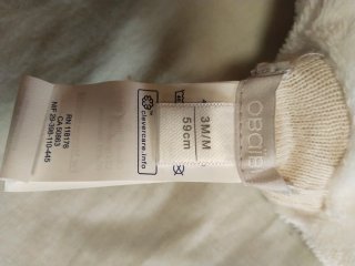 Chaqueta reversible Obaibi invierno 3 meses