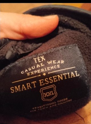 Chaqueta TEX acolchada negra