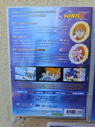 Coleção Sonic X Jetix DVD Vol. 1, 2 e 4
