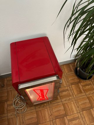 Nevera Mini Bar Budweiser Roja