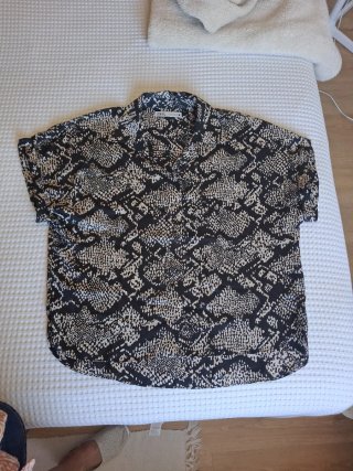Blusa Zara Animal Print Talla M
