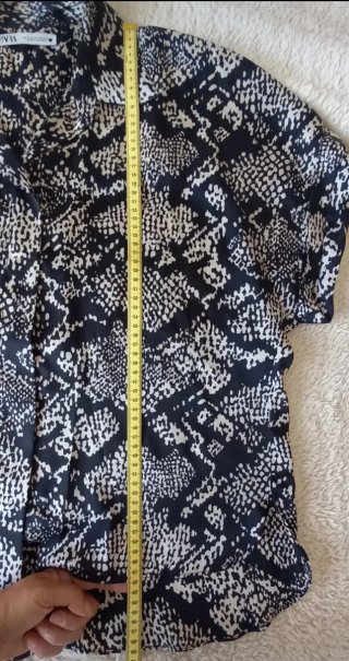 Blusa Zara Animal Print Talla M