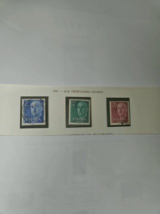 Sellos Generalísimo Franco 1974