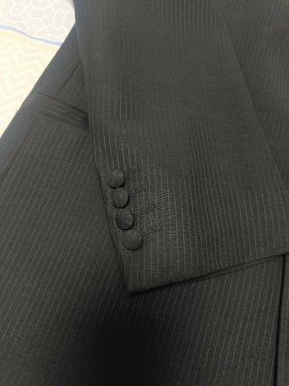 Abito da uomo Mannelo nero con gilet