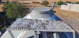 Silo galvanizado de 12.000 Kgs y sinfin II.
