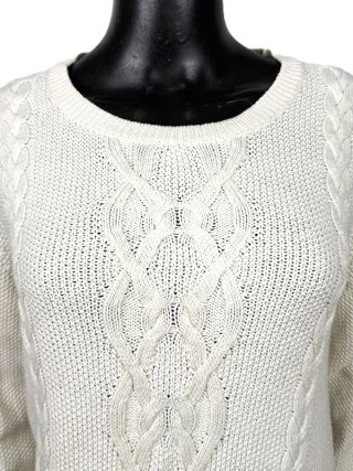 Maglione Tommy Hilfiger Donna L Cotone Treccia