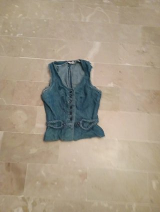 Gilet in jeans vintage taglia XS