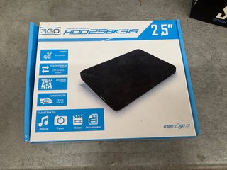 Caja disco duro externa 3GO HDD25BK315 2.5