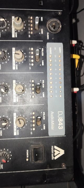 Mixer DJ master audio DJX843