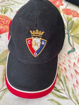 Gorra CA Osasuna Negra y Roja