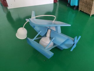 Lámpara Avión Madera Infantil