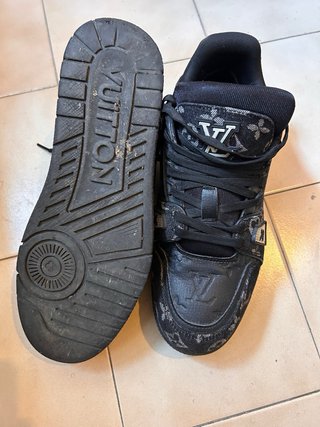 Scarpe Louis Vuitton nere multicolore