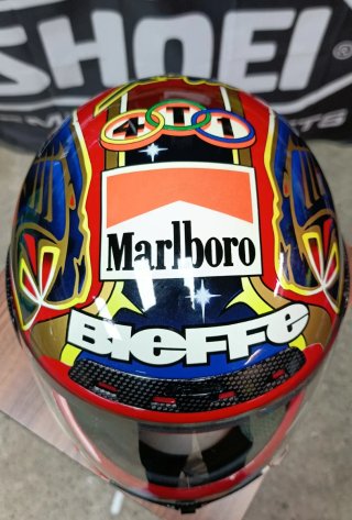 Casco Bieffe Réplica Max Biaggi (Honda 500cc)