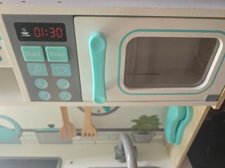 Cocina completa de madera para niños