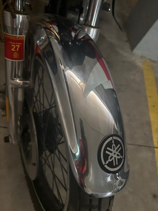 Guardabarros Delantero Yamaha SR250 Cromado