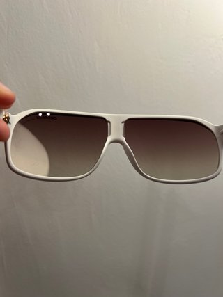 Gafas de Sol Carrera Unisex Blancas y Marrones