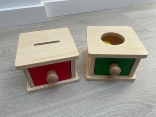 Cajas Permanencia Montessori Madera