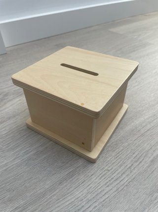 Cajas Permanencia Montessori Madera