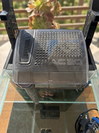 Urna Acuario Fluval EDGE 23L Diseño 6 caras vidrio
